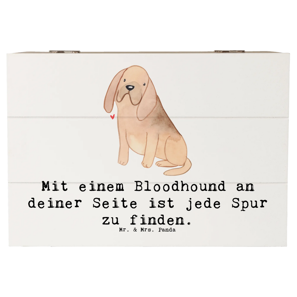 Holzkiste Bloodhound Spur Erinnerungsbox, Holzkiste, XXL, Kiste, Erinnerungskiste, Aufbewahrungsbox, Truhe, Schatulle, Dekokiste, Schatzkiste, Geschenkdose, Geschenkbox, Hund, Hunderasse, Rassehund, Hundebesitzer, Geschenk, Tierfreund, Schenken, Welpe