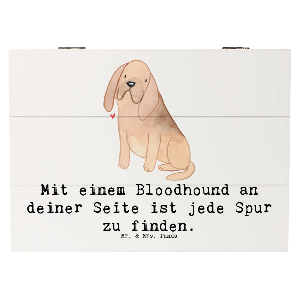 Holzkiste Bloodhound Spur Erinnerungsbox, Holzkiste, XXL, Kiste, Erinnerungskiste, Aufbewahrungsbox, Truhe, Schatulle, Dekokiste, Schatzkiste, Geschenkdose, Geschenkbox, Hund, Hunderasse, Rassehund, Hundebesitzer, Geschenk, Tierfreund, Schenken, Welpe