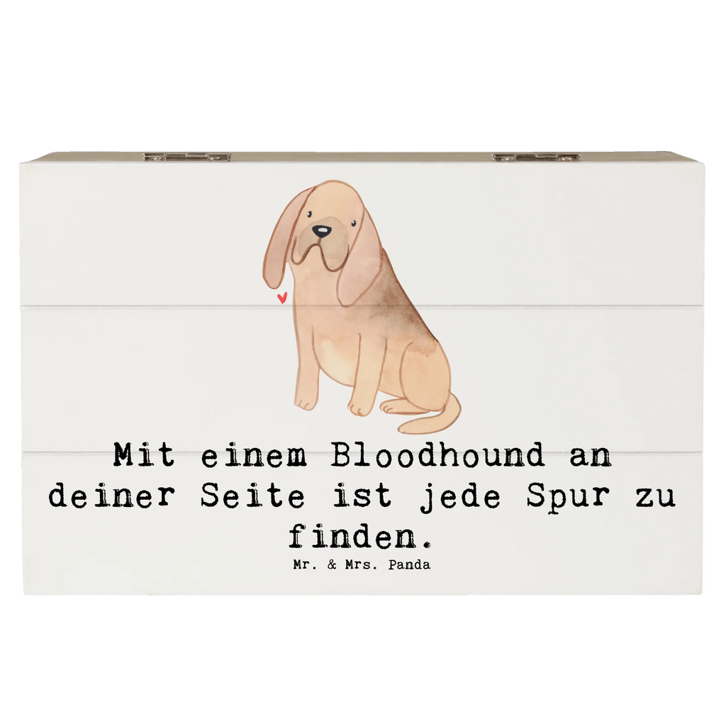 Holzkiste Bloodhound Spur Erinnerungsbox, Holzkiste, XXL, Kiste, Erinnerungskiste, Aufbewahrungsbox, Truhe, Schatulle, Dekokiste, Schatzkiste, Geschenkdose, Geschenkbox, Hund, Hunderasse, Rassehund, Hundebesitzer, Geschenk, Tierfreund, Schenken, Welpe