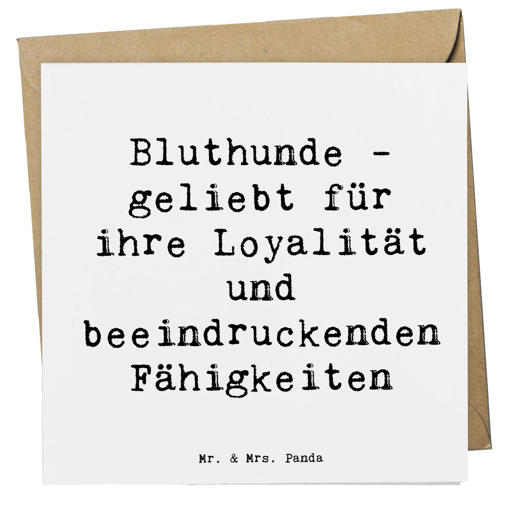 Deluxe Karte Spruch Loyaler Bluthund Karte, Klappkarte, Hochzeitskarte, Einladungskarte, Geburtstagskarte, Grußkarte, Hochwertige Klappkarte, Glückwunschkarte, Hochwertige Grußkarte, Hund, Hunderasse, Rassehund, Hundebesitzer, Geschenk, Tierfreund, Schenken, Welpe