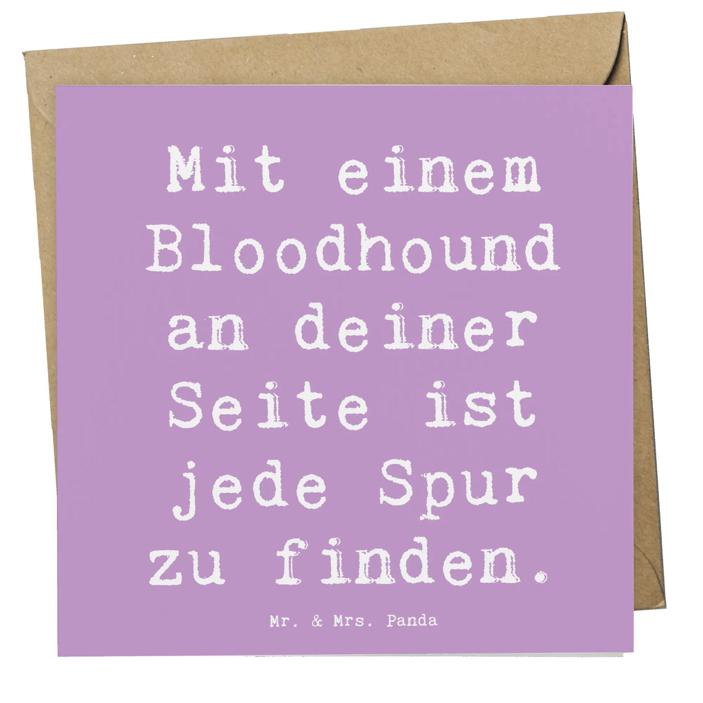 Deluxe Karte Spruch Bloodhound Spur Grußkarte, Geburtstagskarte, Klappkarte, Karte, Hochwertige Grußkarte, Glückwunschkarte, Hochzeitskarte, Hochwertige Klappkarte, Einladungskarte, Hund, Hunderasse, Rassehund, Hundebesitzer, Geschenk, Tierfreund, Schenken, Welpe