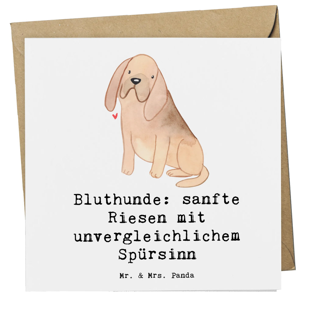 Deluxe Karte Bluthunde Einladungskarte, Karte, Glückwunschkarte, Geburtstagskarte, Grußkarte, Hochwertige Grußkarte, Hochzeitskarte, Klappkarte, Hochwertige Klappkarte, Hund, Hunderasse, Rassehund, Hundebesitzer, Geschenk, Tierfreund, Schenken, Welpe