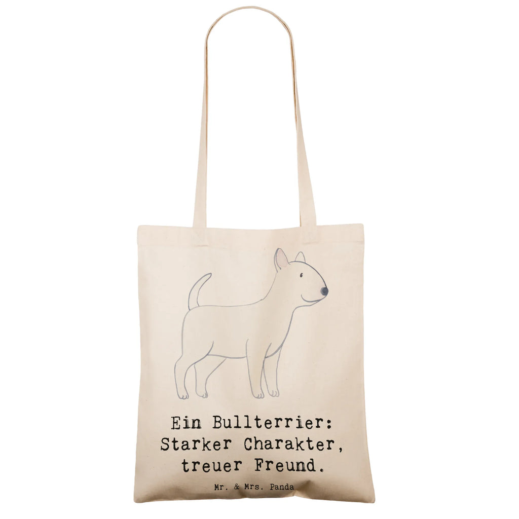 Tragetasche Bullterrier Freund Einkaufstasche, Einkaufstüte, Jutebeutel, Beuteltasche, Strandtasche, Laptoptasche, Stoffbeutel, Shopper, Jutetasche, Beutel, Umhängetasche, Badetasche, Stofftasche, Tasche, Schultertasche, Tragetasche, Hund, Hunderasse, Rassehund, Hundebesitzer, Geschenk, Tierfreund, Schenken, Welpe