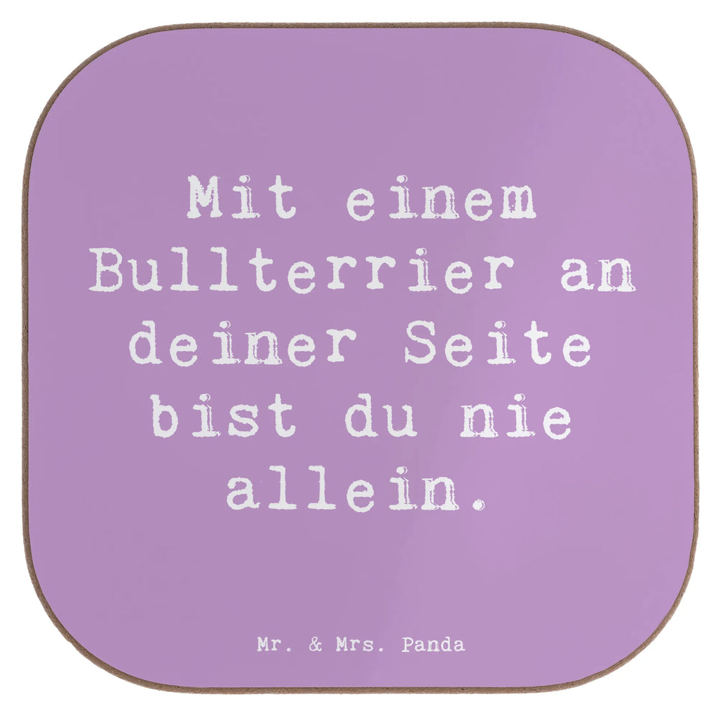 Square coaster Saying Mit einem Bullterrier an deiner Seite bist du nie allein. Untersetzer Gläser, Glasuntersetzer, Untersetzer aus Holz, Getränkeuntersetzer, Untersetzer Design, Holzuntersetzer, Untersetzer, Korkuntersetzer, Untersetzer Holz, Untersetzer für Gläser, Bierdeckel, Tassen Untersetzer, Hund, Hunderasse, Rassehund, Hundebesitzer, Geschenk, Tierfreund, Schenken, Welpe