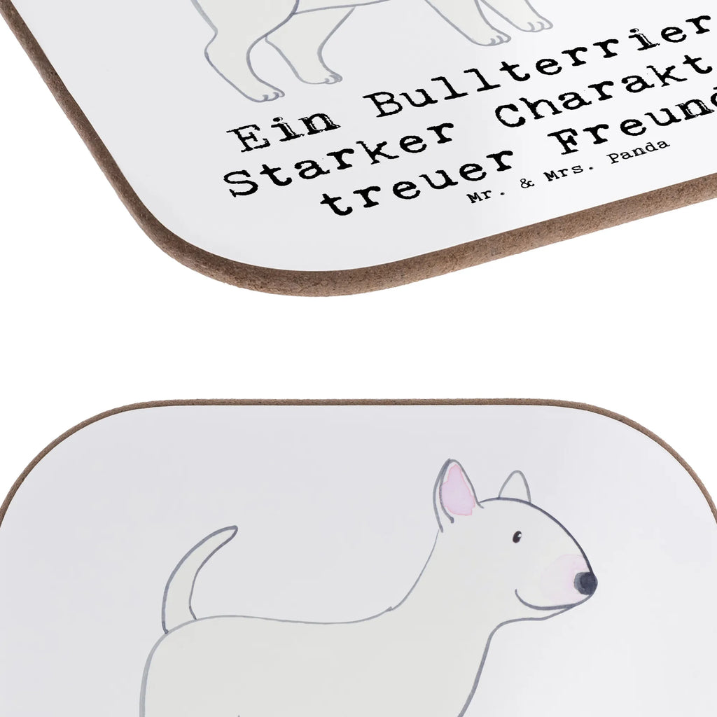 Square coaster Ein Bullterrier: Starker Charakter, treuer Freund. Tassen Untersetzer, Holzuntersetzer, Untersetzer für Gläser, Bierdeckel, Untersetzer Holz, Getränkeuntersetzer, Untersetzer Gläser, Untersetzer Design, Glasuntersetzer, Untersetzer aus Holz, Korkuntersetzer, Untersetzer, Hund, Hunderasse, Rassehund, Hundebesitzer, Geschenk, Tierfreund, Schenken, Welpe