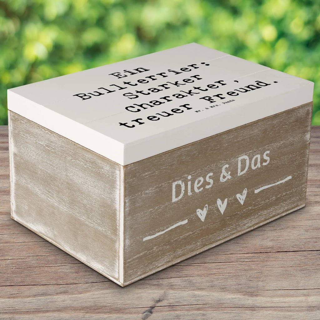 Holzkiste Spruch Bullterrier Freund Aufbewahrungsbox, Dekokiste, Geschenkbox, Schatzkiste, Truhe, Erinnerungskiste, Schatulle, Kiste, Erinnerungsbox, XXL, Holzkiste, Geschenkdose, Hund, Hunderasse, Rassehund, Hundebesitzer, Geschenk, Tierfreund, Schenken, Welpe