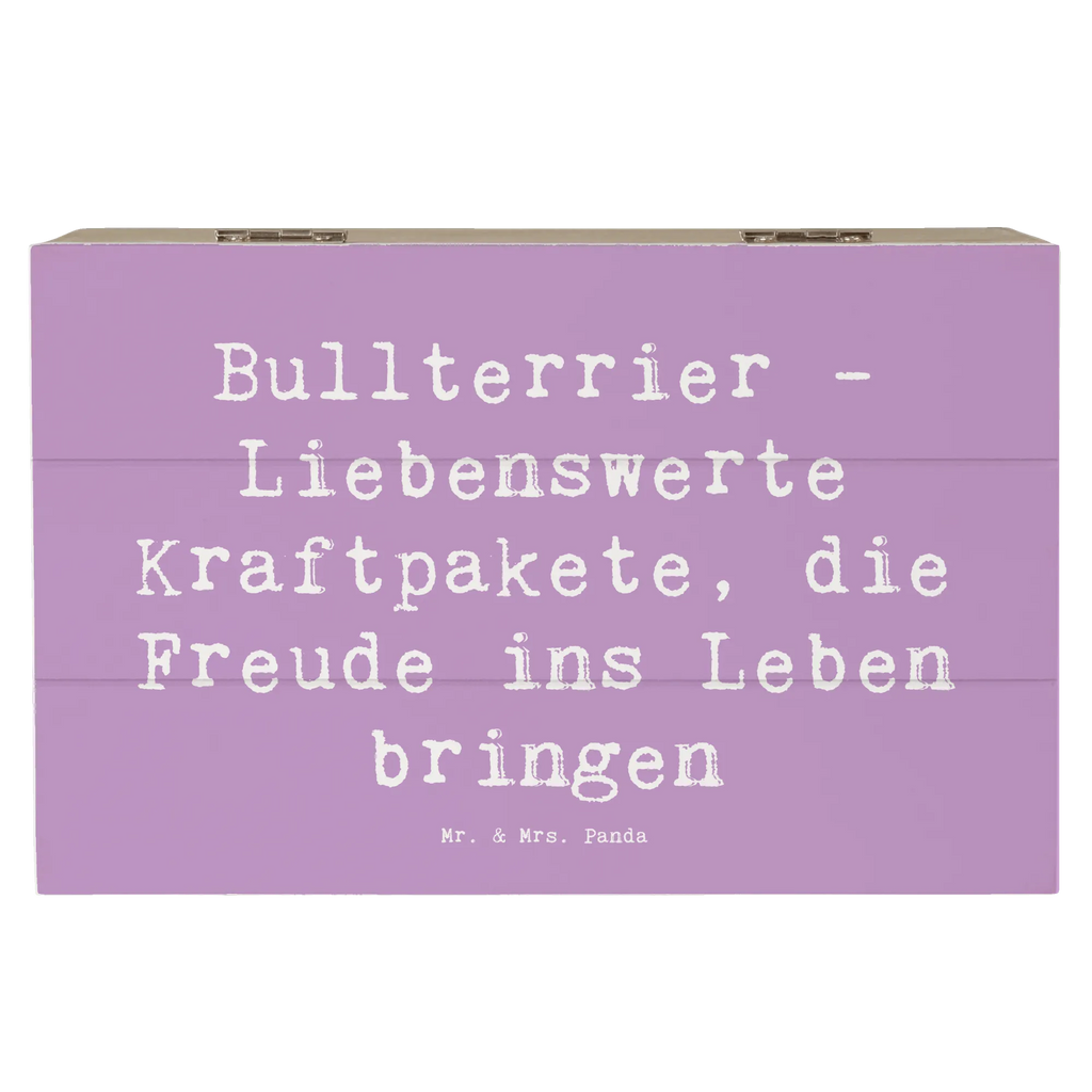 Holzkiste Spruch Bullterrier Kraftpaket Erinnerungsbox, Holzkiste, Truhe, Schatzkiste, Kiste, Aufbewahrungsbox, Erinnerungskiste, Geschenkdose, Schatulle, Geschenkbox, Dekokiste, XXL, Hund, Hunderasse, Rassehund, Hundebesitzer, Geschenk, Tierfreund, Schenken, Welpe