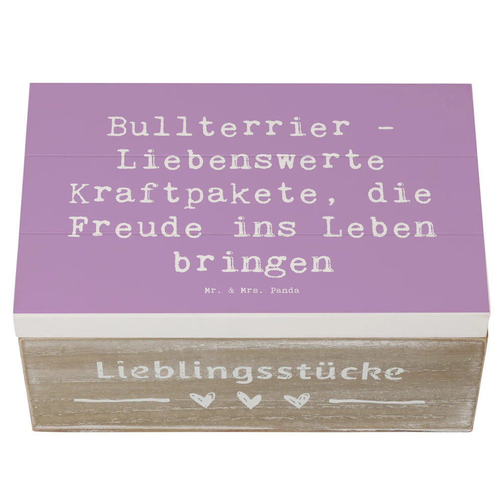Holzkiste Spruch Bullterrier Kraftpaket Erinnerungsbox, Holzkiste, Truhe, Schatzkiste, Kiste, Aufbewahrungsbox, Erinnerungskiste, Geschenkdose, Schatulle, Geschenkbox, Dekokiste, XXL, Hund, Hunderasse, Rassehund, Hundebesitzer, Geschenk, Tierfreund, Schenken, Welpe