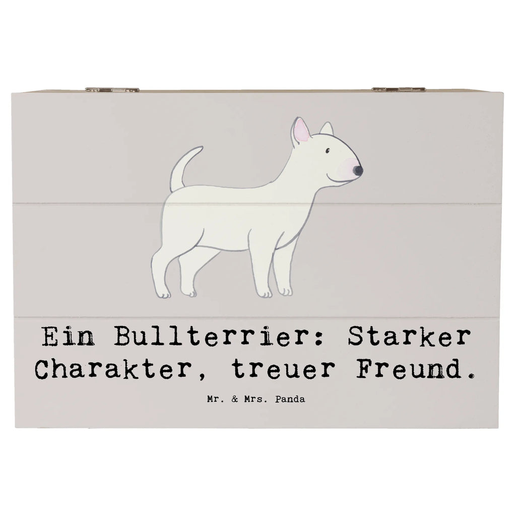 Holzkiste Bullterrier Freund Schatulle, Aufbewahrungsbox, Schatzkiste, Erinnerungsbox, Truhe, Erinnerungskiste, Dekokiste, Kiste, Holzkiste, Geschenkdose, Geschenkbox, XXL, Hund, Hunderasse, Rassehund, Hundebesitzer, Geschenk, Tierfreund, Schenken, Welpe