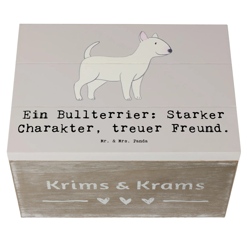 Holzkiste Bullterrier Freund Schatulle, Aufbewahrungsbox, Schatzkiste, Erinnerungsbox, Truhe, Erinnerungskiste, Dekokiste, Kiste, Holzkiste, Geschenkdose, Geschenkbox, XXL, Hund, Hunderasse, Rassehund, Hundebesitzer, Geschenk, Tierfreund, Schenken, Welpe