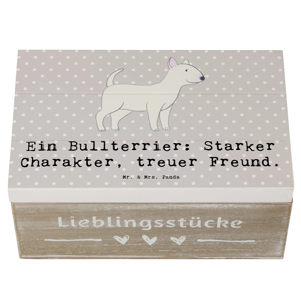 Holzkiste Bullterrier Freund Schatulle, Aufbewahrungsbox, Schatzkiste, Erinnerungsbox, Truhe, Erinnerungskiste, Dekokiste, Kiste, Holzkiste, Geschenkdose, Geschenkbox, XXL, Hund, Hunderasse, Rassehund, Hundebesitzer, Geschenk, Tierfreund, Schenken, Welpe