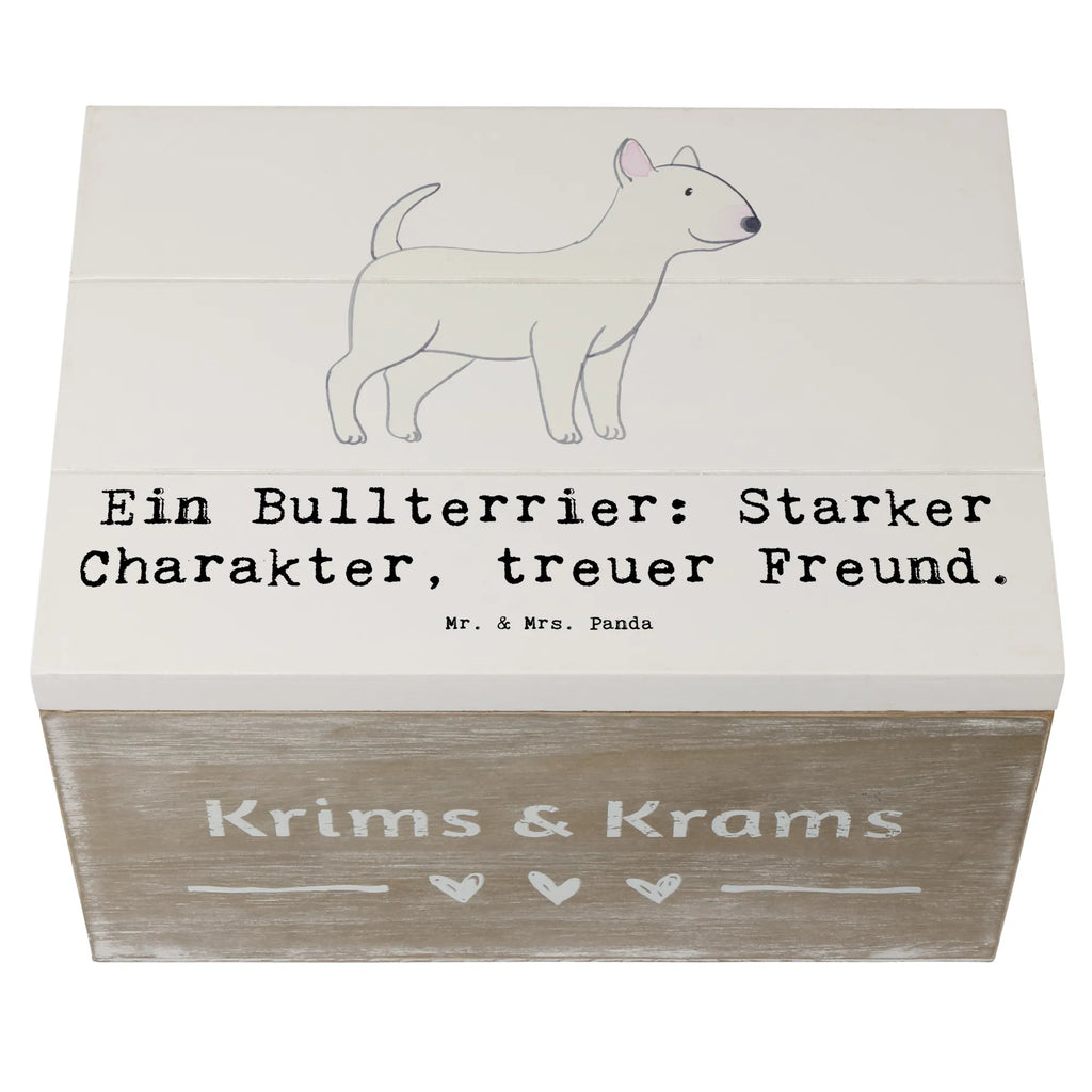 Holzkiste Bullterrier Freund Schatulle, Aufbewahrungsbox, Schatzkiste, Erinnerungsbox, Truhe, Erinnerungskiste, Dekokiste, Kiste, Holzkiste, Geschenkdose, Geschenkbox, XXL, Hund, Hunderasse, Rassehund, Hundebesitzer, Geschenk, Tierfreund, Schenken, Welpe