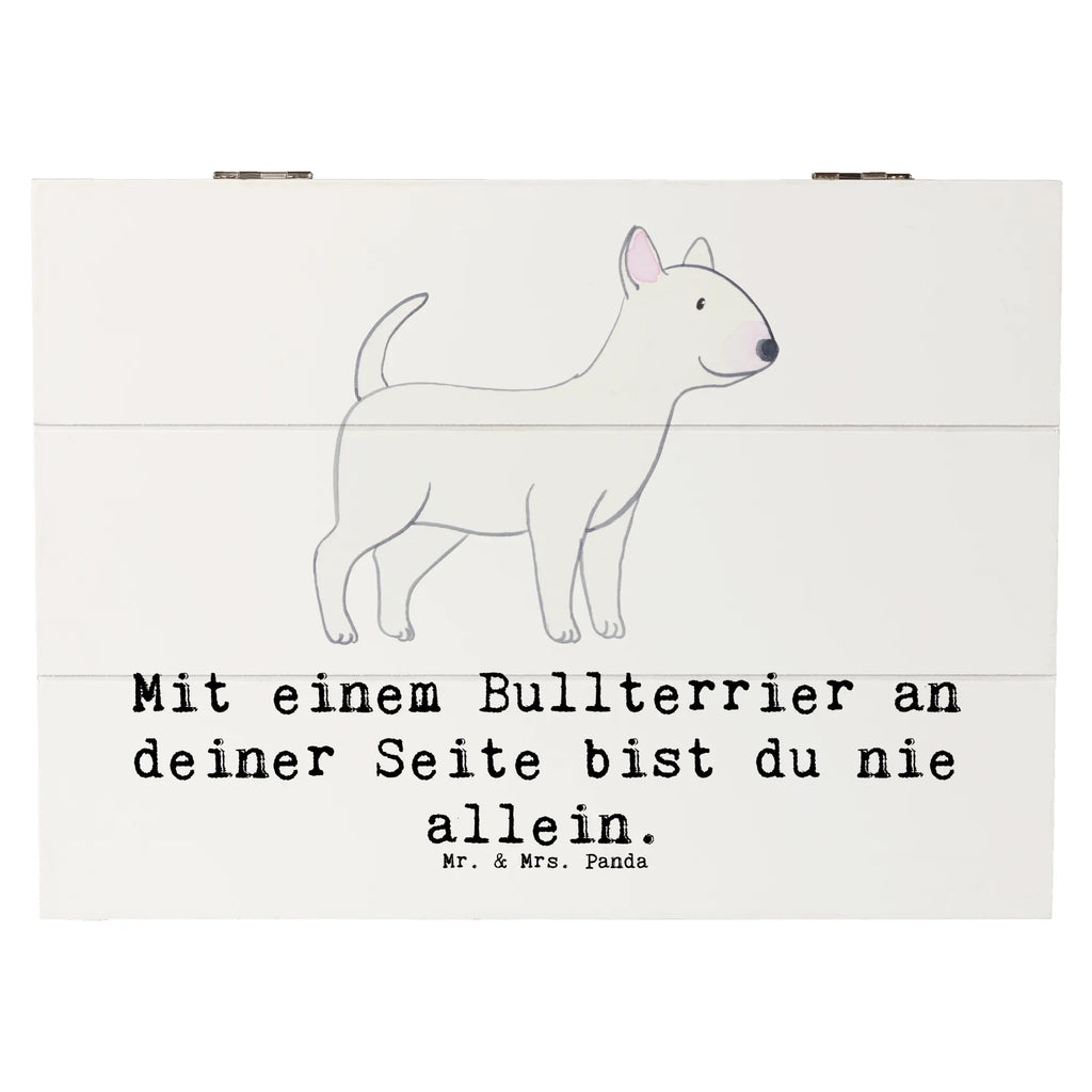 Holzkiste Bullterrier Begleiter Aufbewahrungsbox, Erinnerungskiste, Holzkiste, Schatulle, Dekokiste, Truhe, Erinnerungsbox, XXL, Kiste, Geschenkbox, Schatzkiste, Geschenkdose, Hund, Hunderasse, Rassehund, Hundebesitzer, Geschenk, Tierfreund, Schenken, Welpe