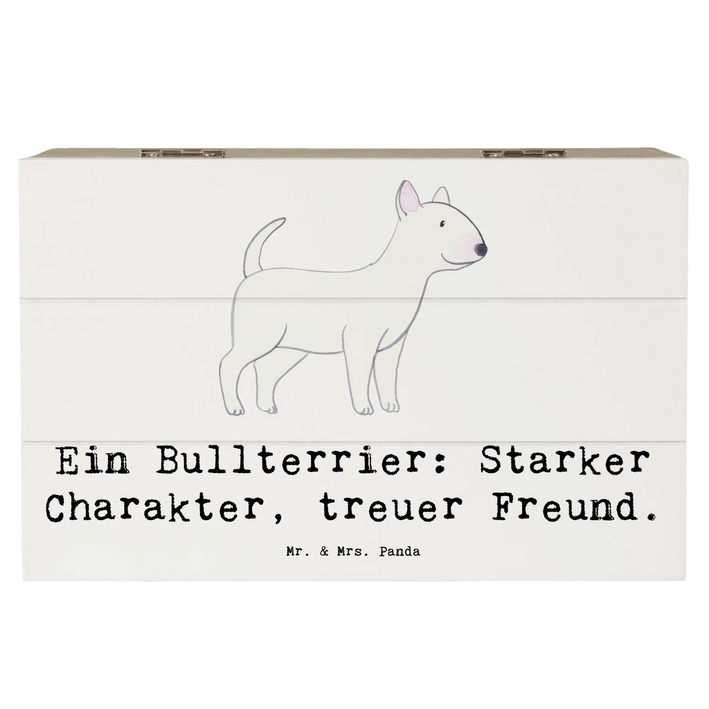 Holzkiste Bullterrier Freund Schatulle, Aufbewahrungsbox, Schatzkiste, Erinnerungsbox, Truhe, Erinnerungskiste, Dekokiste, Kiste, Holzkiste, Geschenkdose, Geschenkbox, XXL, Hund, Hunderasse, Rassehund, Hundebesitzer, Geschenk, Tierfreund, Schenken, Welpe