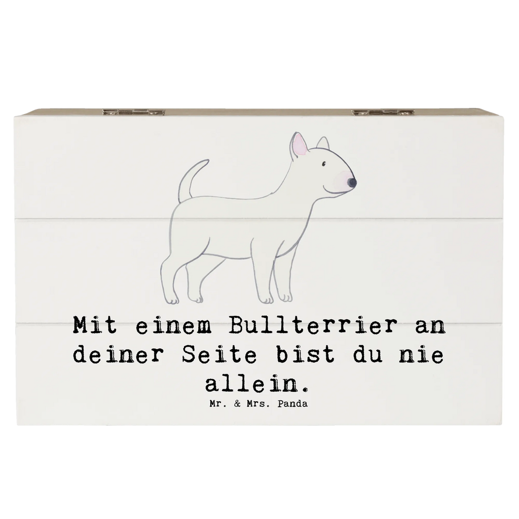 Holzkiste Bullterrier Begleiter Aufbewahrungsbox, Erinnerungskiste, Holzkiste, Schatulle, Dekokiste, Truhe, Erinnerungsbox, XXL, Kiste, Geschenkbox, Schatzkiste, Geschenkdose, Hund, Hunderasse, Rassehund, Hundebesitzer, Geschenk, Tierfreund, Schenken, Welpe