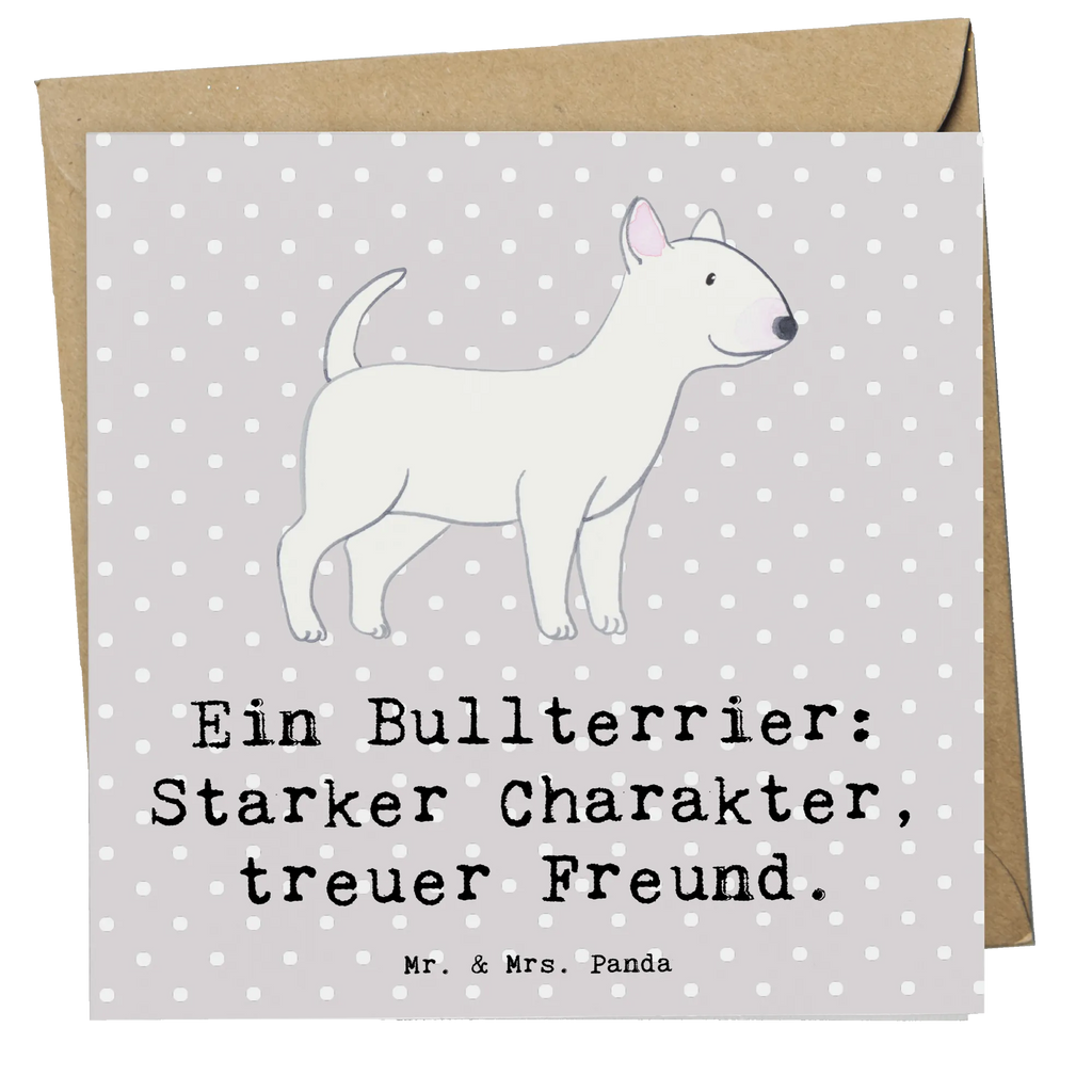 Deluxe Karte Bullterrier Freund Hochzeitskarte, Hochwertige Grußkarte, Klappkarte, Glückwunschkarte, Karte, Grußkarte, Hochwertige Klappkarte, Geburtstagskarte, Einladungskarte, Hund, Hunderasse, Rassehund, Hundebesitzer, Geschenk, Tierfreund, Schenken, Welpe