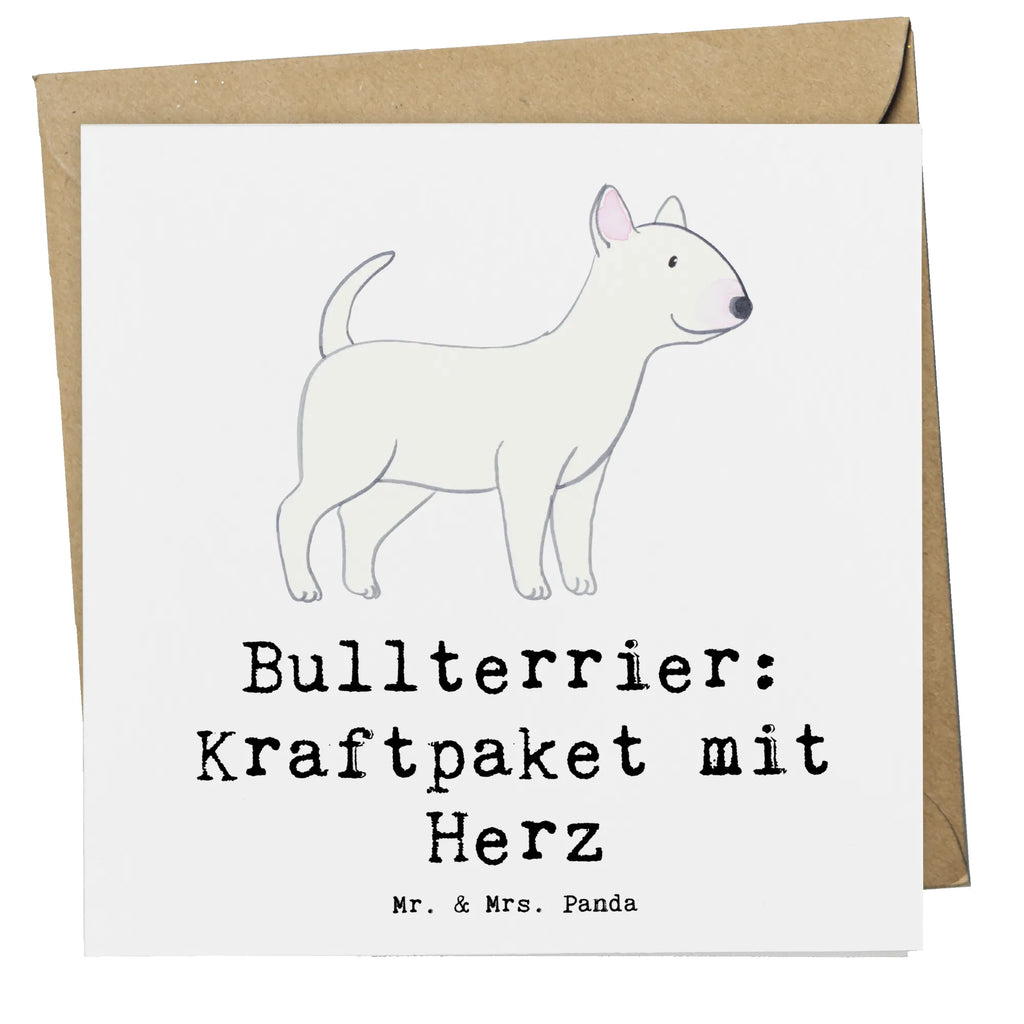 Deluxe Card Bullterrier: Kraftpaket mit Herz Einladungskarte, Glückwunschkarte, Hochzeitskarte, Geburtstagskarte, Grußkarte, Hochwertige Klappkarte, Karte, Hochwertige Grußkarte, Klappkarte, Hund, Hunderasse, Rassehund, Hundebesitzer, Geschenk, Tierfreund, Schenken, Welpe