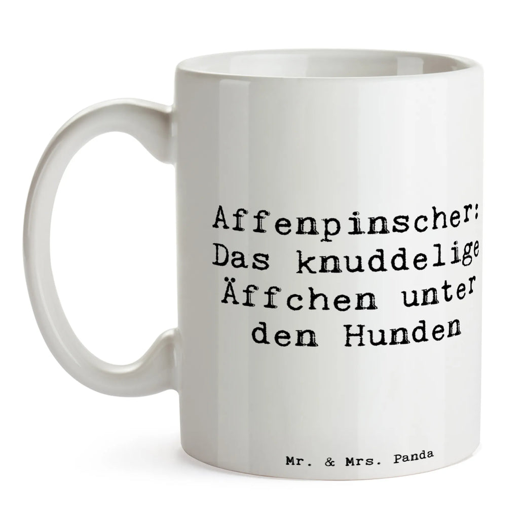 Tasse Spruch Affenpinscher Äffchen Tasse, Teetasse, Kaffeetasse, Tasse mit Motiven, Geschenktasse, Tasse mit Zitaten, Keramiktasse, Porzellantasse, Bürotasse, Hund, Hunderasse, Rassehund, Hundebesitzer, Geschenk, Tierfreund, Schenken, Welpe
