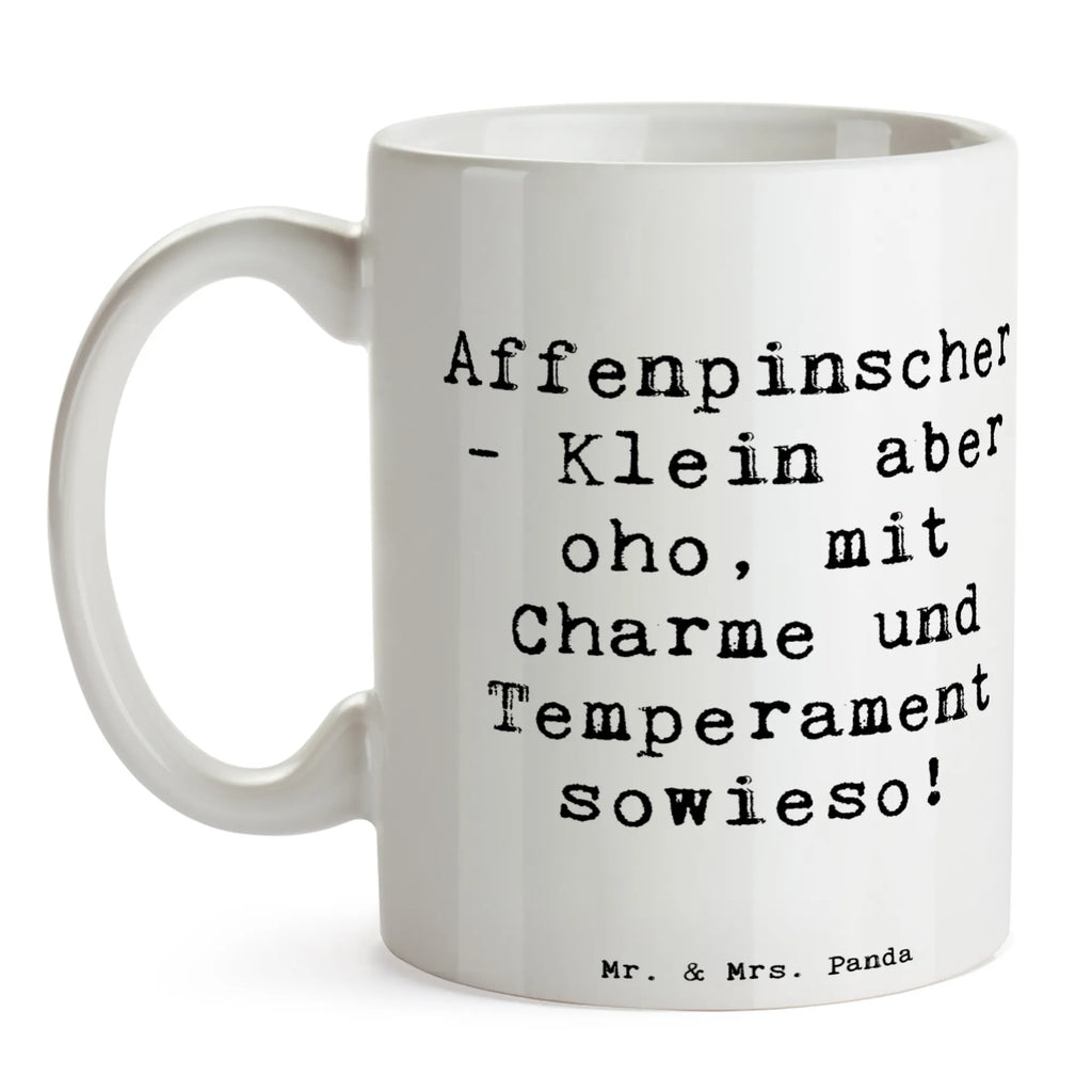 Tasse Spruch Affenpinscher Charme Porzellantasse, Keramiktasse, Tasse mit Motiven, Teetasse, Geschenktasse, Bürotasse, Kaffeetasse, Tasse mit Zitaten, Tasse, Hund, Hunderasse, Rassehund, Hundebesitzer, Geschenk, Tierfreund, Schenken, Welpe
