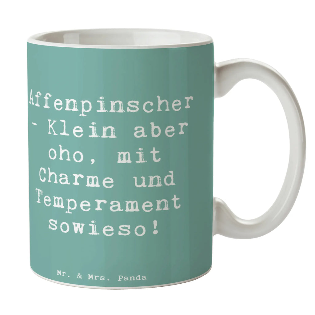 Tasse Spruch Affenpinscher Charme Porzellantasse, Keramiktasse, Tasse mit Motiven, Teetasse, Geschenktasse, Bürotasse, Kaffeetasse, Tasse mit Zitaten, Tasse, Hund, Hunderasse, Rassehund, Hundebesitzer, Geschenk, Tierfreund, Schenken, Welpe