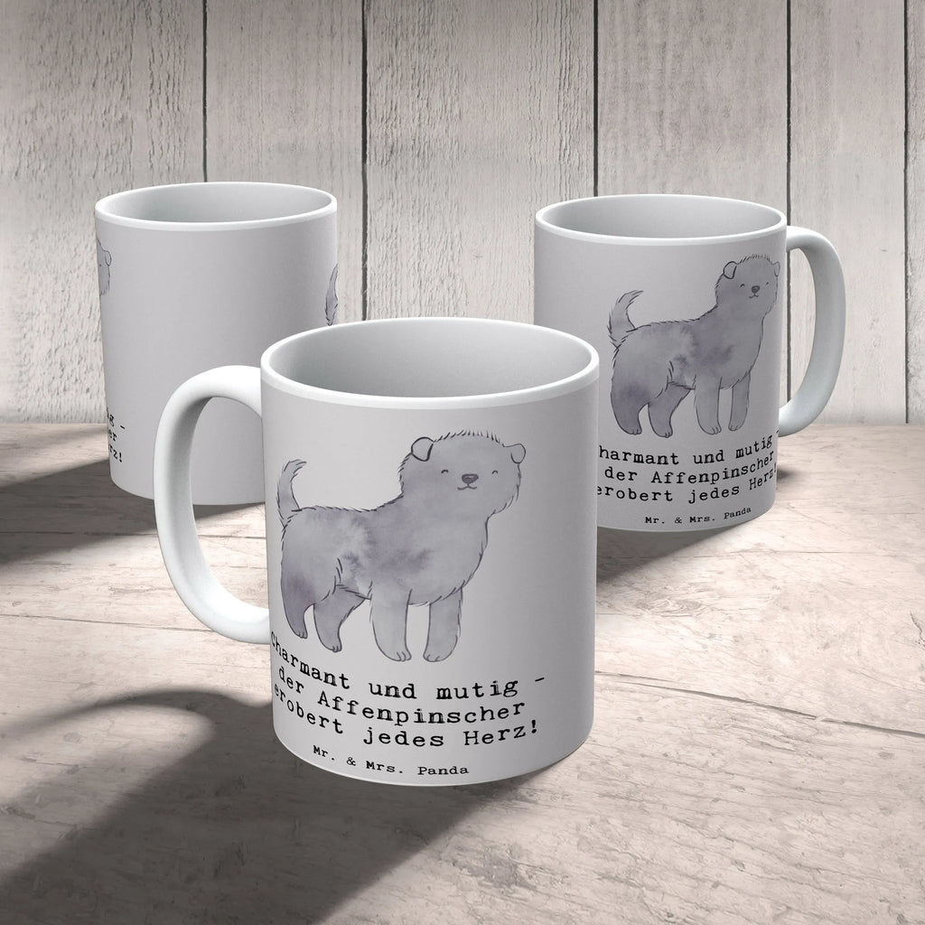 Tasse Affenpinscher Charmeur Keramiktasse, Teetasse, Tasse, Geschenktasse, Tasse mit Zitaten, Tasse mit Motiven, Bürotasse, Kaffeetasse, Porzellantasse, Hund, Hunderasse, Rassehund, Hundebesitzer, Geschenk, Tierfreund, Schenken, Welpe