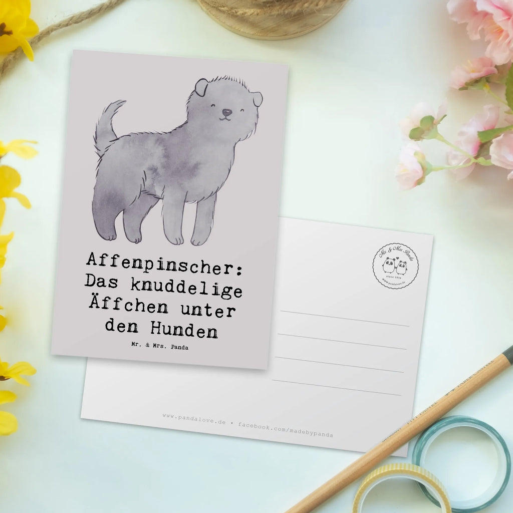 Postcard Affenpinscher: Das knuddelige Äffchen unter den Hunden Einladung, Postkarte, Einladungskarten Geburtstag, Grußkarte, Karte, Ansichtskarte, Geburtstagskarte, Dankeskarte, Geschenkkarte, Einladungskarte, Ansichtskarten, Einladung Geburtstag, Hund, Hunderasse, Rassehund, Hundebesitzer, Geschenk, Tierfreund, Schenken, Welpe