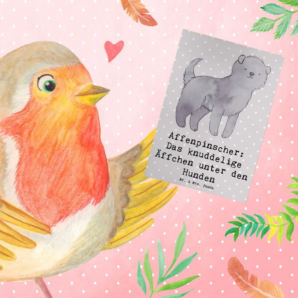 Greetings card Affenpinscher: Das knuddelige Äffchen unter den Hunden Karte, Glückwunschkarte, Einladungskarte, Ansichtskarten, Grußkarte, Hochzeitskarte, Geburtstagskarte, Klappkarte, Hund, Hunderasse, Rassehund, Hundebesitzer, Geschenk, Tierfreund, Schenken, Welpe