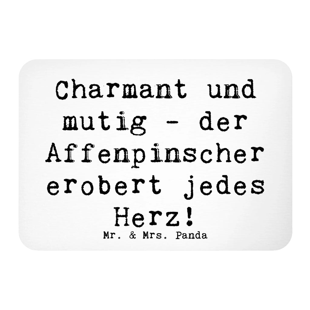 Magnet Saying Charmant und mutig - der Affenpinscher erobert jedes Herz! Motivmagnete, Dekomagnet, Souvenir Magnet, Notiz Magnet, Whiteboard Magnet, Pinnwandmagnet, Kühlschrank Dekoration, Kühlschrankmagnet, Hund, Hunderasse, Rassehund, Hundebesitzer, Geschenk, Tierfreund, Schenken, Welpe