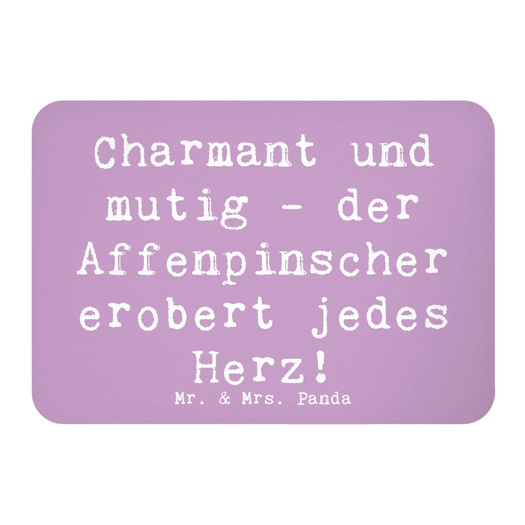 Magnet Saying Charmant und mutig - der Affenpinscher erobert jedes Herz! Motivmagnete, Dekomagnet, Souvenir Magnet, Notiz Magnet, Whiteboard Magnet, Pinnwandmagnet, Kühlschrank Dekoration, Kühlschrankmagnet, Hund, Hunderasse, Rassehund, Hundebesitzer, Geschenk, Tierfreund, Schenken, Welpe