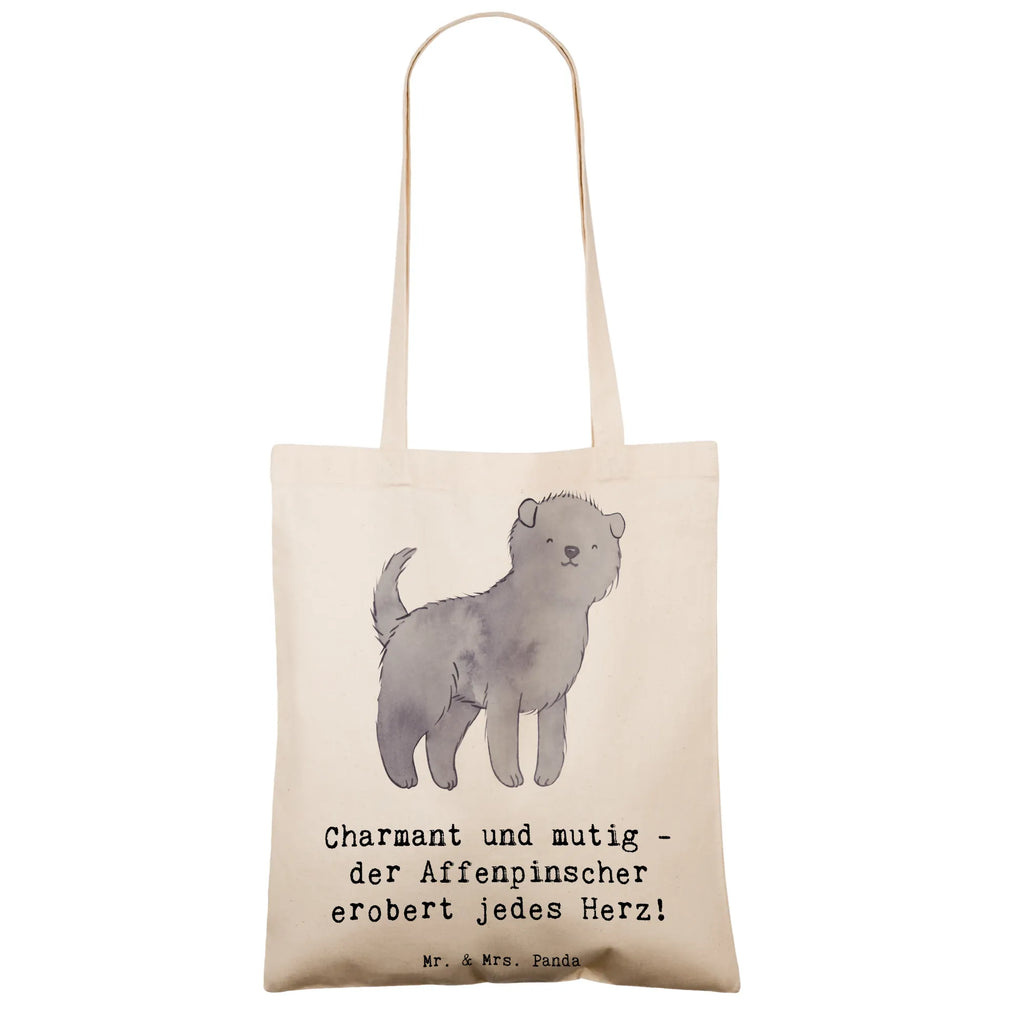 Tote bag Charmant und mutig - der Affenpinscher erobert jedes Herz! Schultertasche, Laptoptasche, Einkaufstasche, Beuteltasche, Strandtasche, Beutel, Einkaufstüte, Stoffbeutel, Tasche, Umhängetasche, Tragetasche, Jutebeutel, Badetasche, Shopper, Stofftasche, Jutetasche, Hund, Hunderasse, Rassehund, Hundebesitzer, Geschenk, Tierfreund, Schenken, Welpe
