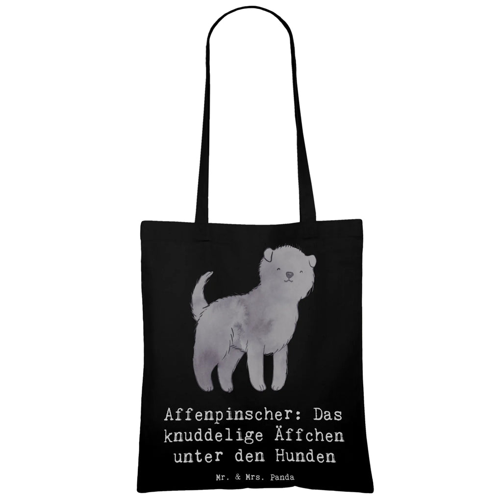 Tote bag Affenpinscher: Das knuddelige Äffchen unter den Hunden Tragetasche, Schultertasche, Tasche, Shopper, Jutebeutel, Strandtasche, Einkaufstasche, Laptoptasche, Beuteltasche, Jutetasche, Badetasche, Stoffbeutel, Einkaufstüte, Stofftasche, Umhängetasche, Beutel, Hund, Hunderasse, Rassehund, Hundebesitzer, Geschenk, Tierfreund, Schenken, Welpe