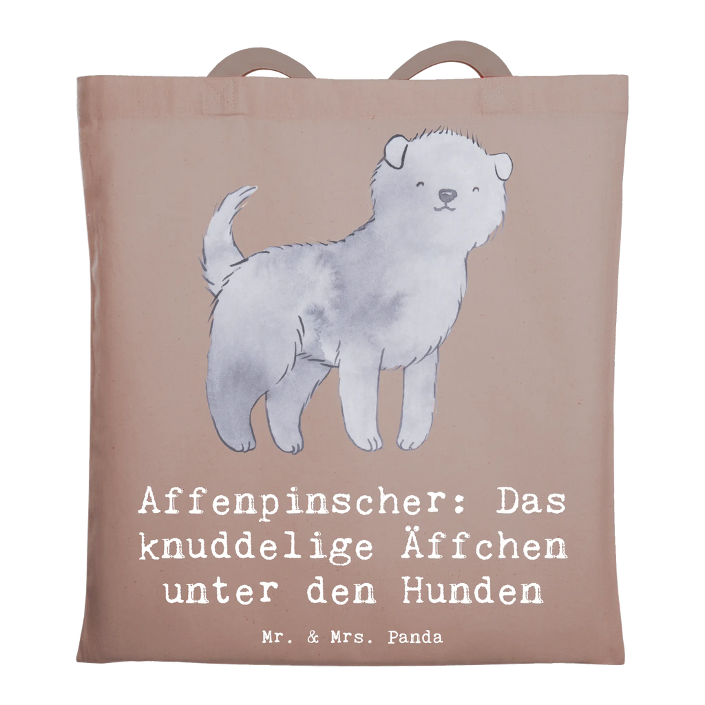Tote bag Affenpinscher: Das knuddelige Äffchen unter den Hunden Tragetasche, Schultertasche, Tasche, Shopper, Jutebeutel, Strandtasche, Einkaufstasche, Laptoptasche, Beuteltasche, Jutetasche, Badetasche, Stoffbeutel, Einkaufstüte, Stofftasche, Umhängetasche, Beutel, Hund, Hunderasse, Rassehund, Hundebesitzer, Geschenk, Tierfreund, Schenken, Welpe
