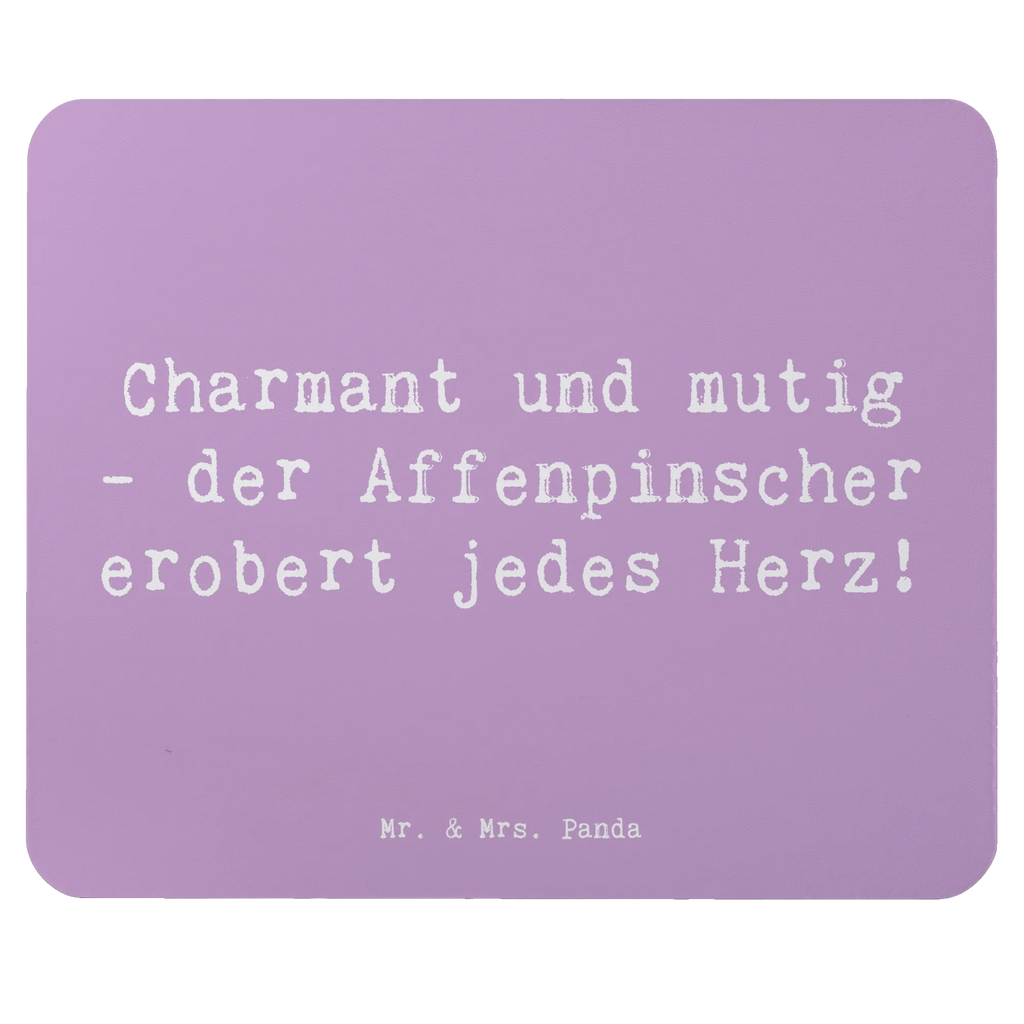 Mouse mat Saying Charmant und mutig - der Affenpinscher erobert jedes Herz! Mausunterlage, Mousepad, Computer zubehör, Mauspad Büro, Designer Mauspad, PC Zubehör, Arbeitszimmer, Mauspad, Büroausstattung, Einzigartiges Mauspad, Hund, Hunderasse, Rassehund, Hundebesitzer, Geschenk, Tierfreund, Schenken, Welpe