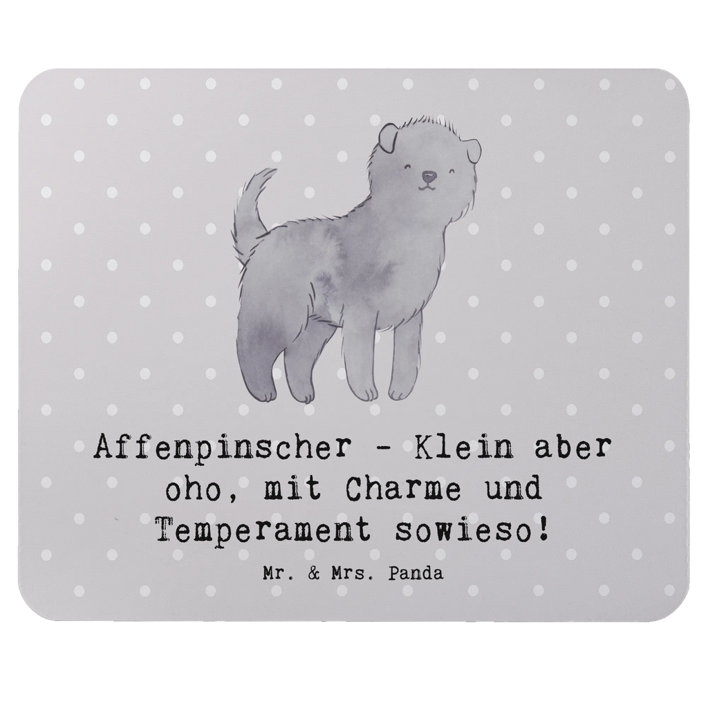 Mouse mat Affenpinscher - Klein aber oho, mit Charme und Temperament sowieso! Arbeitszimmer, PC Zubehör, Mauspad, Büroausstattung, Mausunterlage, Computer zubehör, Mauspad Büro, Einzigartiges Mauspad, Mousepad, Designer Mauspad, Hund, Hunderasse, Rassehund, Hundebesitzer, Geschenk, Tierfreund, Schenken, Welpe