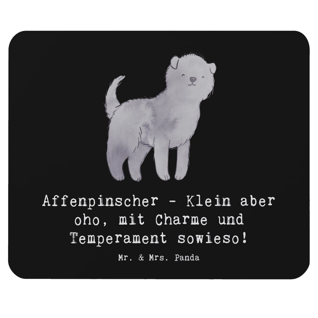 Mouse mat Affenpinscher - Klein aber oho, mit Charme und Temperament sowieso! Arbeitszimmer, PC Zubehör, Mauspad, Büroausstattung, Mausunterlage, Computer zubehör, Mauspad Büro, Einzigartiges Mauspad, Mousepad, Designer Mauspad, Hund, Hunderasse, Rassehund, Hundebesitzer, Geschenk, Tierfreund, Schenken, Welpe