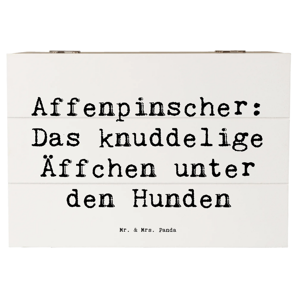 Holzkiste Spruch Affenpinscher Äffchen Kiste, Schatzkiste, Geschenkdose, Erinnerungsbox, Holzkiste, XXL, Erinnerungskiste, Dekokiste, Schatulle, Geschenkbox, Aufbewahrungsbox, Truhe, Hund, Hunderasse, Rassehund, Hundebesitzer, Geschenk, Tierfreund, Schenken, Welpe