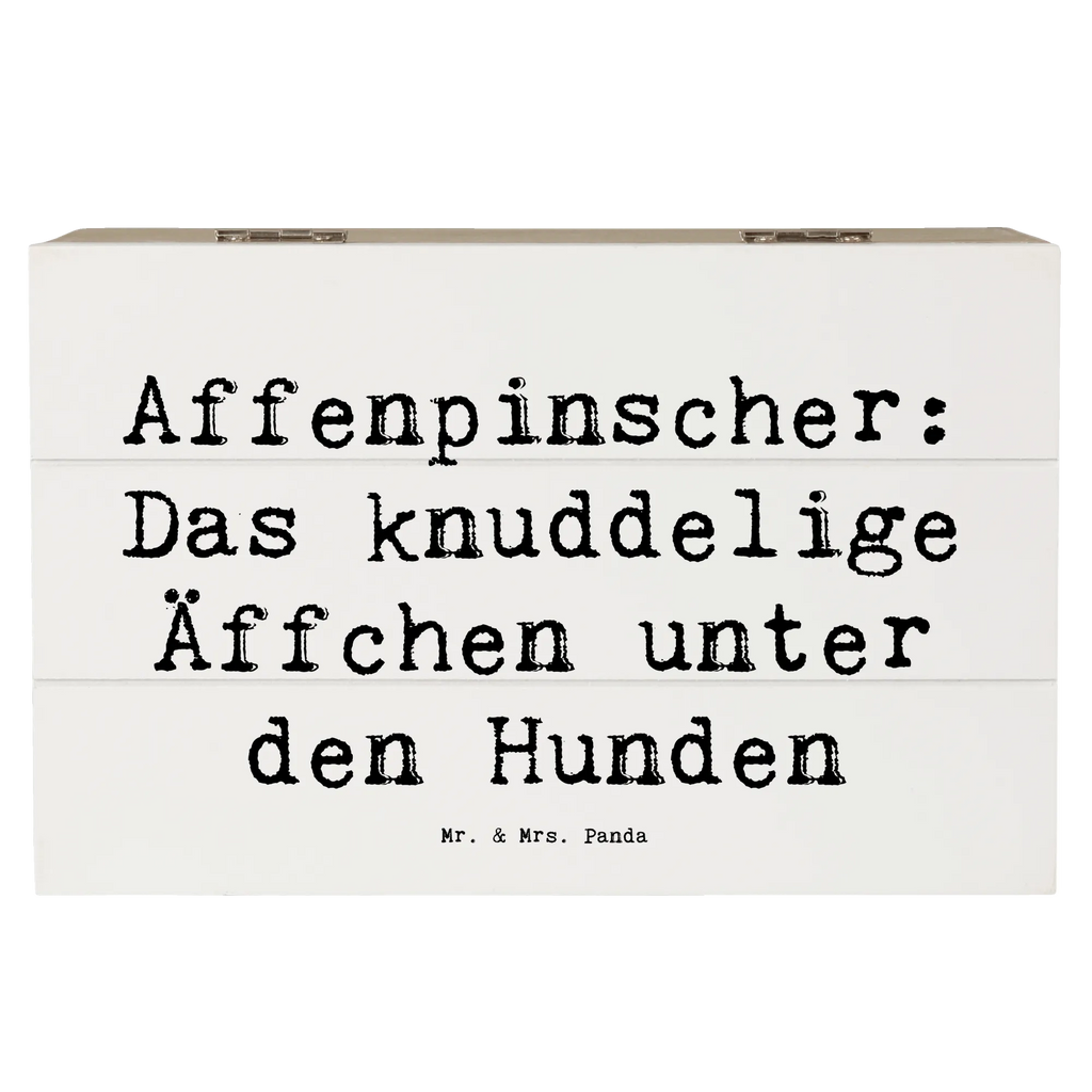 Holzkiste Spruch Affenpinscher Äffchen Kiste, Schatzkiste, Geschenkdose, Erinnerungsbox, Holzkiste, XXL, Erinnerungskiste, Dekokiste, Schatulle, Geschenkbox, Aufbewahrungsbox, Truhe, Hund, Hunderasse, Rassehund, Hundebesitzer, Geschenk, Tierfreund, Schenken, Welpe