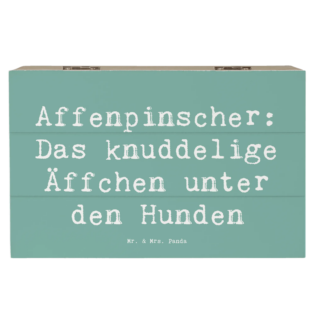 Holzkiste Spruch Affenpinscher Äffchen Kiste, Schatzkiste, Geschenkdose, Erinnerungsbox, Holzkiste, XXL, Erinnerungskiste, Dekokiste, Schatulle, Geschenkbox, Aufbewahrungsbox, Truhe, Hund, Hunderasse, Rassehund, Hundebesitzer, Geschenk, Tierfreund, Schenken, Welpe