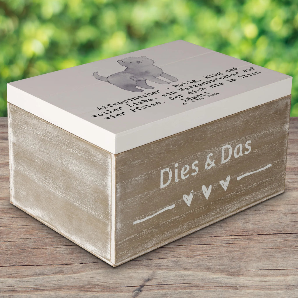 Holzkiste Affenpinscher Liebe Dekokiste, Kiste, Erinnerungsbox, Geschenkbox, Holzkiste, Erinnerungskiste, XXL, Schatulle, Geschenkdose, Schatzkiste, Truhe, Aufbewahrungsbox, Hund, Hunderasse, Rassehund, Hundebesitzer, Geschenk, Tierfreund, Schenken, Welpe
