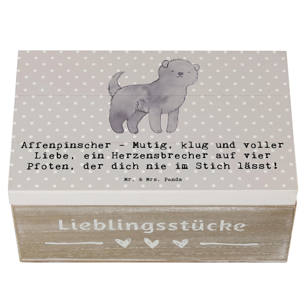 Holzkiste Affenpinscher Liebe Dekokiste, Kiste, Erinnerungsbox, Geschenkbox, Holzkiste, Erinnerungskiste, XXL, Schatulle, Geschenkdose, Schatzkiste, Truhe, Aufbewahrungsbox, Hund, Hunderasse, Rassehund, Hundebesitzer, Geschenk, Tierfreund, Schenken, Welpe
