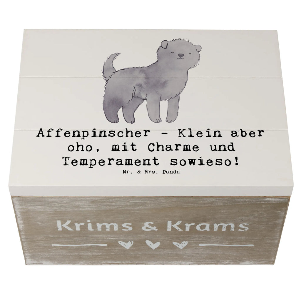 Holzkiste Affenpinscher Charme Erinnerungskiste, Aufbewahrungsbox, Schatzkiste, Schatulle, Geschenkdose, Kiste, Erinnerungsbox, Dekokiste, Geschenkbox, XXL, Holzkiste, Truhe, Hund, Hunderasse, Rassehund, Hundebesitzer, Geschenk, Tierfreund, Schenken, Welpe