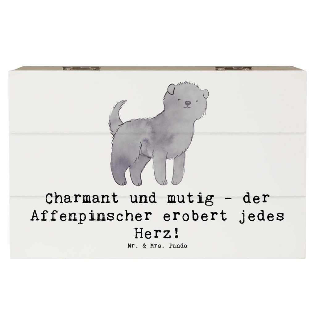 Wooden chest Charmant und mutig - der Affenpinscher erobert jedes Herz! Schatzkiste, Geschenkdose, Erinnerungsbox, Geschenkbox, Dekokiste, Kiste, XXL, Holzkiste, Truhe, Aufbewahrungsbox, Erinnerungskiste, Schatulle, Hund, Hunderasse, Rassehund, Hundebesitzer, Geschenk, Tierfreund, Schenken, Welpe