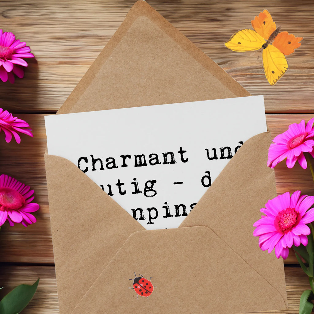 Deluxe Card Saying Charmant und mutig - der Affenpinscher erobert jedes Herz! Hochwertige Grußkarte, Geburtstagskarte, Glückwunschkarte, Hochzeitskarte, Einladungskarte, Karte, Grußkarte, Klappkarte, Hochwertige Klappkarte, Hund, Hunderasse, Rassehund, Hundebesitzer, Geschenk, Tierfreund, Schenken, Welpe