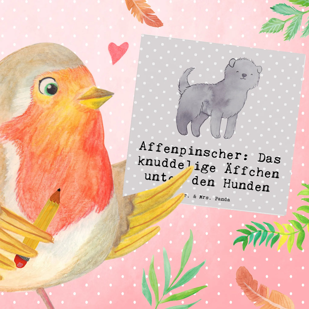 Deluxe Card Affenpinscher: Das knuddelige Äffchen unter den Hunden Karte, Grußkarte, Hochzeitskarte, Einladungskarte, Hochwertige Grußkarte, Klappkarte, Hochwertige Klappkarte, Glückwunschkarte, Geburtstagskarte, Hund, Hunderasse, Rassehund, Hundebesitzer, Geschenk, Tierfreund, Schenken, Welpe