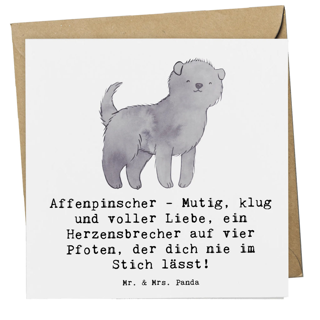 Deluxe Karte Affenpinscher Liebe Geburtstagskarte, Grußkarte, Hochwertige Grußkarte, Hochwertige Klappkarte, Glückwunschkarte, Einladungskarte, Hochzeitskarte, Klappkarte, Karte, Hund, Hunderasse, Rassehund, Hundebesitzer, Geschenk, Tierfreund, Schenken, Welpe