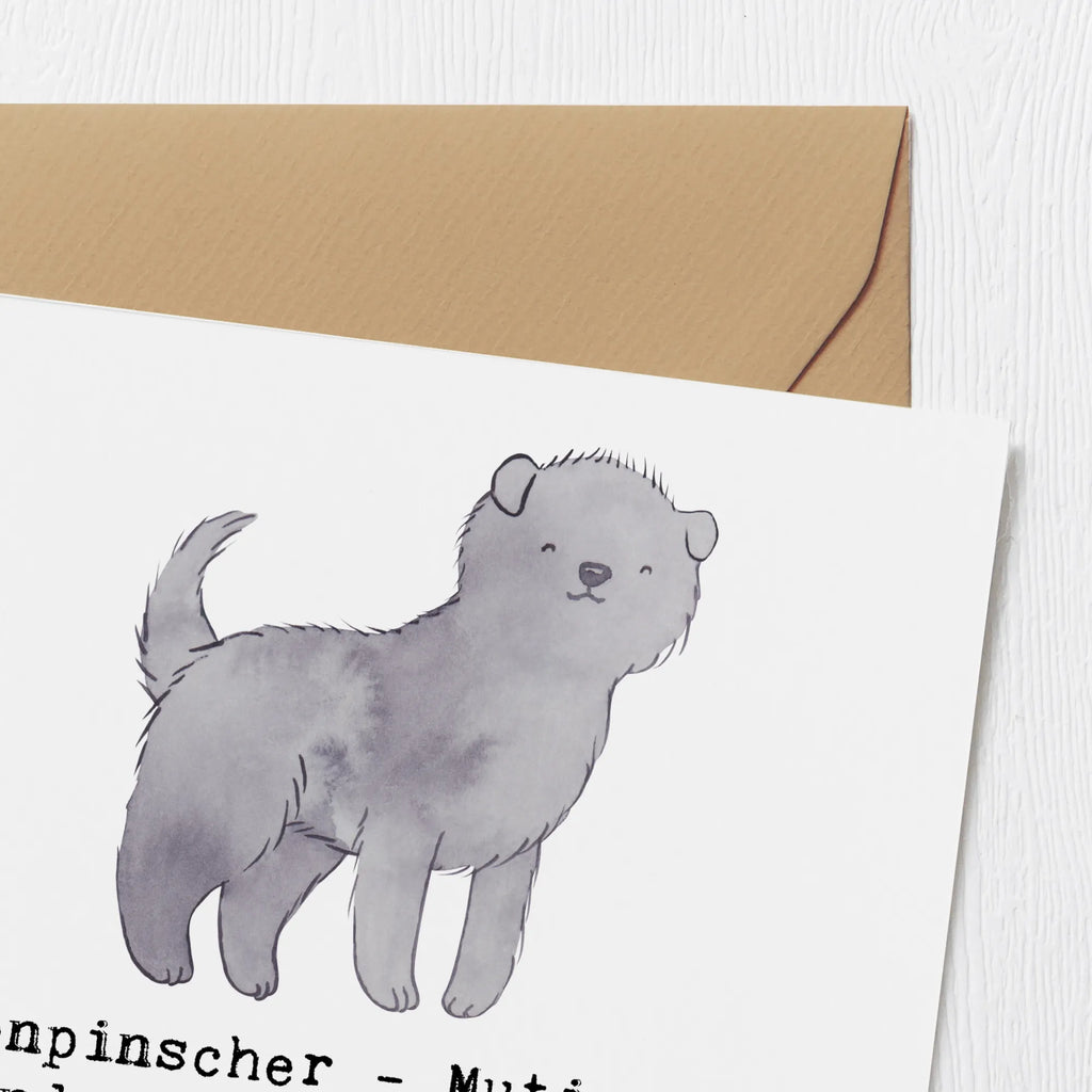 Deluxe Karte Affenpinscher Liebe Geburtstagskarte, Grußkarte, Hochwertige Grußkarte, Hochwertige Klappkarte, Glückwunschkarte, Einladungskarte, Hochzeitskarte, Klappkarte, Karte, Hund, Hunderasse, Rassehund, Hundebesitzer, Geschenk, Tierfreund, Schenken, Welpe