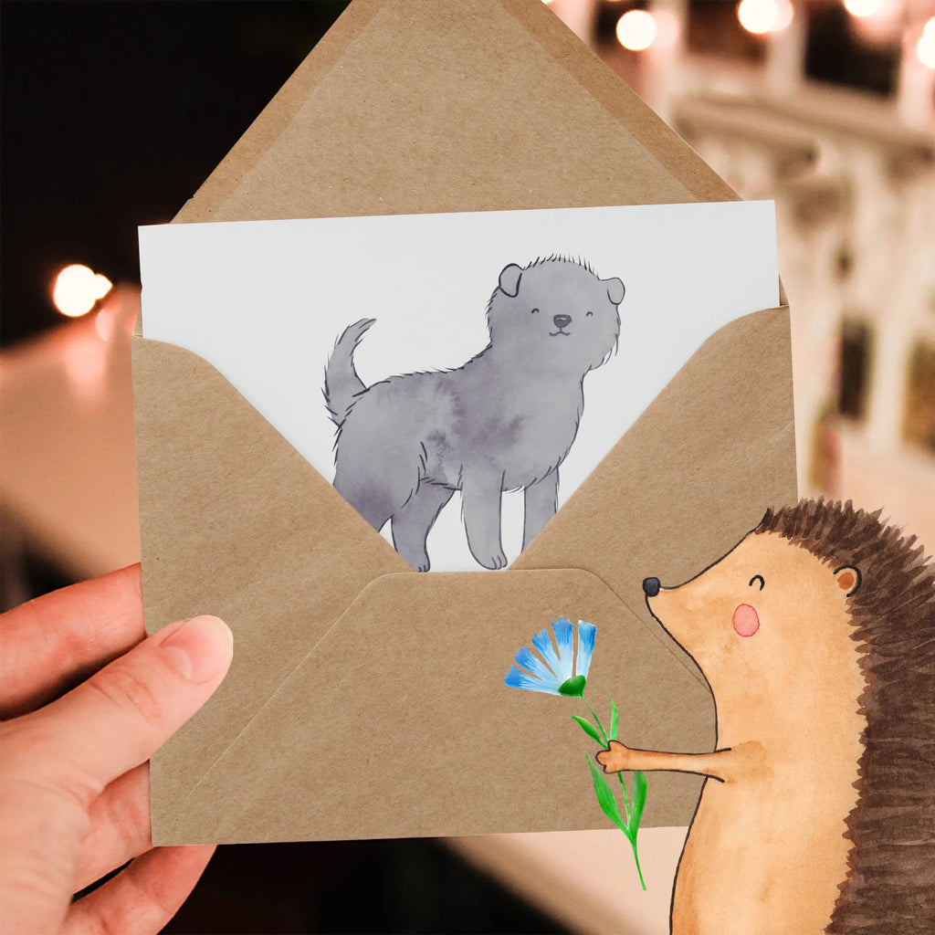 Deluxe Card Charmant und mutig - der Affenpinscher erobert jedes Herz! Glückwunschkarte, Grußkarte, Hochwertige Klappkarte, Hochzeitskarte, Hochwertige Grußkarte, Karte, Geburtstagskarte, Einladungskarte, Klappkarte, Hund, Hunderasse, Rassehund, Hundebesitzer, Geschenk, Tierfreund, Schenken, Welpe