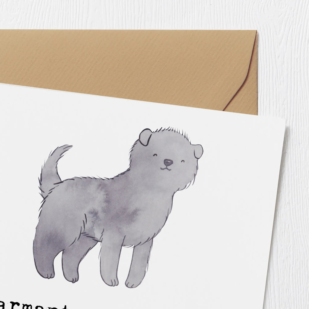 Deluxe Card Charmant und mutig - der Affenpinscher erobert jedes Herz! Glückwunschkarte, Grußkarte, Hochwertige Klappkarte, Hochzeitskarte, Hochwertige Grußkarte, Karte, Geburtstagskarte, Einladungskarte, Klappkarte, Hund, Hunderasse, Rassehund, Hundebesitzer, Geschenk, Tierfreund, Schenken, Welpe