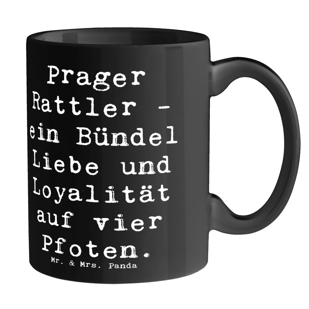 Tasse Spruch Prager Rattler Bürotasse, Tasse mit Motiven, Teetasse, Tasse mit Zitaten, Porzellantasse, Kaffeetasse, Keramiktasse, Geschenktasse, Tasse, Hund, Hunderasse, Rassehund, Hundebesitzer, Geschenk, Tierfreund, Schenken, Welpe