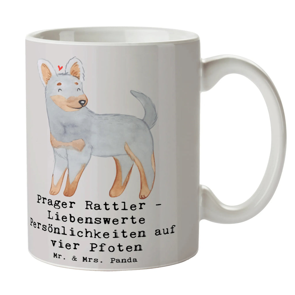 Tasse Prager Rattler Porzellantasse, Geschenktasse, Tasse, Tasse mit Motiven, Tasse mit Zitaten, Kaffeetasse, Keramiktasse, Bürotasse, Teetasse, Hund, Hunderasse, Rassehund, Hundebesitzer, Geschenk, Tierfreund, Schenken, Welpe